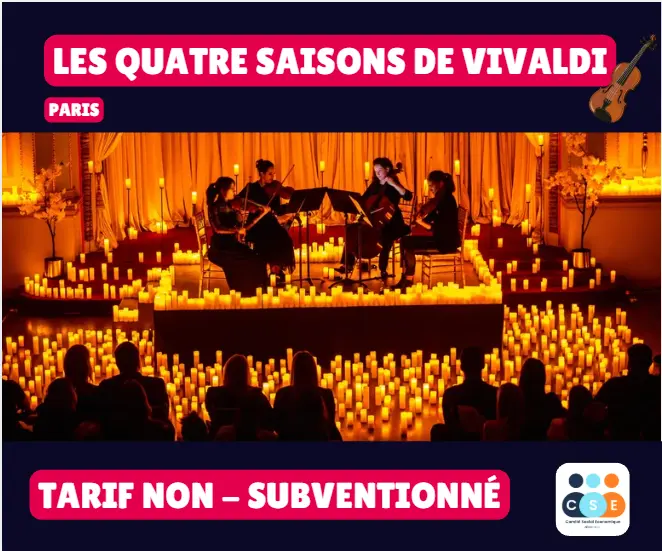 [Paris] Les Quatre Saisons de Vivaldi - Tarif non subventionné